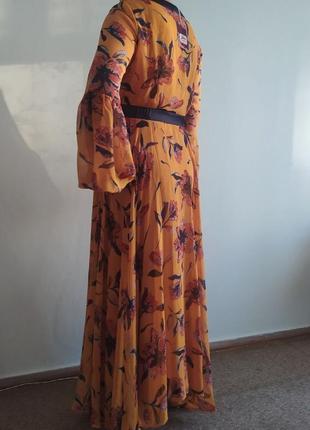 Святкова шифонова сукня максі р.149 фото