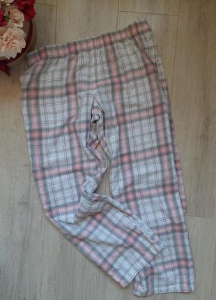 Женские брюки пижамные домашняя одежда фланелевые байка