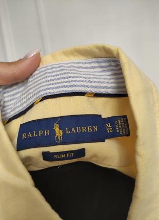 Бавовняна сорочка з чоловічого плеча ralph lauren7 фото