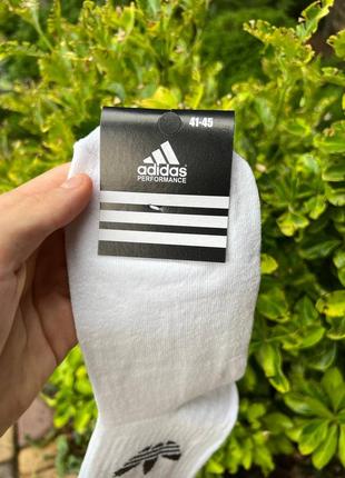 Білосніжні adidas шкарпетки, шкарпетки адідас,білосніжні шкарпетки,