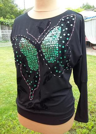 ( 46 р) светр, кофта (трикотаж стрейчевий) туреччина новий3 фото