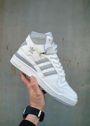 Adidas forum '84 high  •white grey•