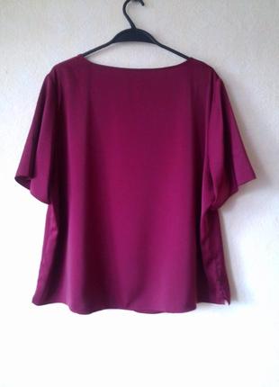Новая блуза оттенка марсал select 20-22 uk2 фото