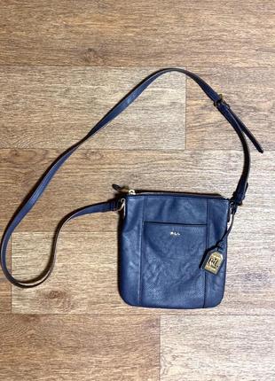 Новая сумка кроссбоди cross body bag  ralph lauren (оригинал)1 фото