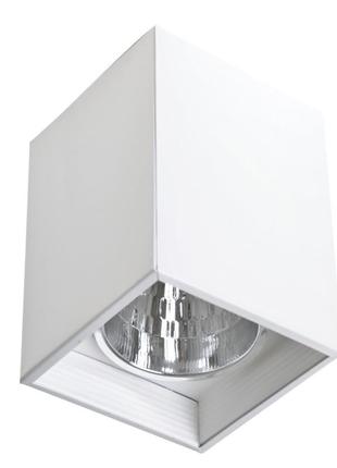 Подсветка тубус накладная al-71/1 gu10 swh ip20