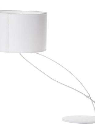 Настільна лампа техно з абажуром bl-103t/1 e27 white  l5-016