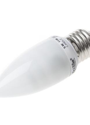 Лампа енергоощадна свічка e27 sw 11w/827 candle-a