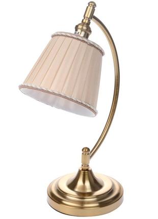 Настільна лампа бароко з абажуром bkl-571t/1 e14