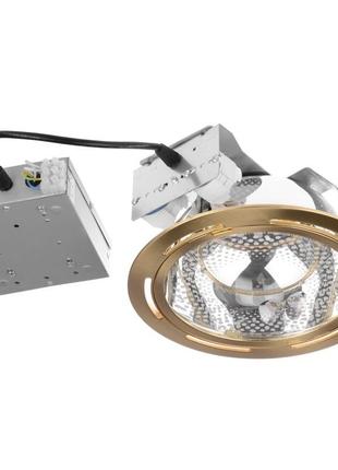 Светильник downlight потолочный встроенный dl-01 sb 2x26w3 фото