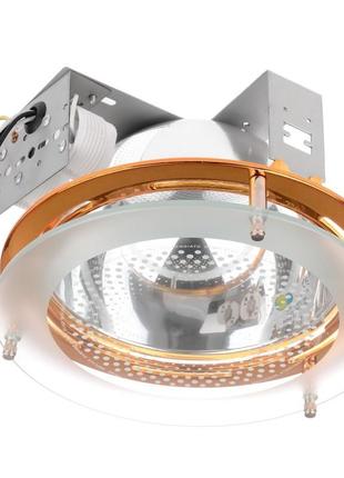 Светильник downlight потолочный встроенный dl-02 pb/2x26w