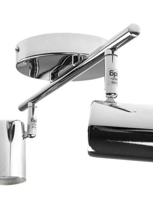 Світильник настінно-стельовий спот поворотний накладний htl-180/2 gu10 ch3 фото