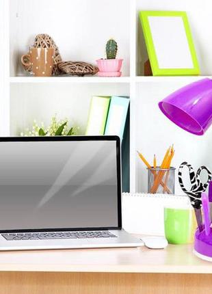 Настільна лампа на гнучкій ніжці офісна mtl-28 pn