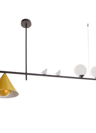 Потолочная люстра br-01 637s/1 e27 + 2 g9 bk