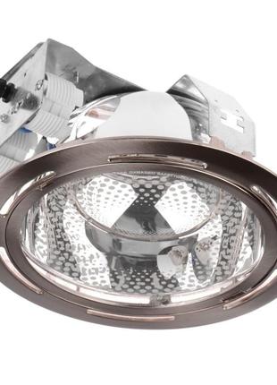 Світильник downlight стельовий вбудований dl-01 sn 2x26w