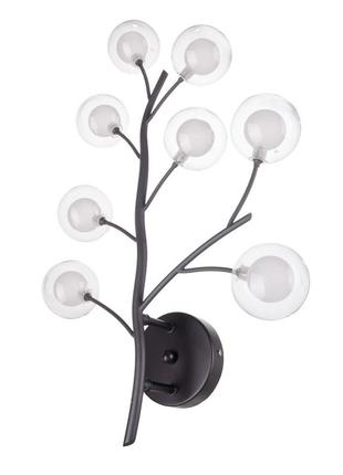 Потолочная люстра на 8 лампочек br-01 656c/8 g4 bk