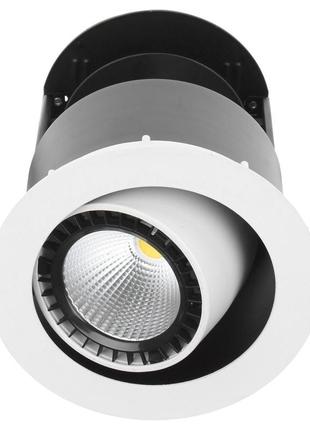 Світильник стельовий led вбудований led-57/30w nw wh cob