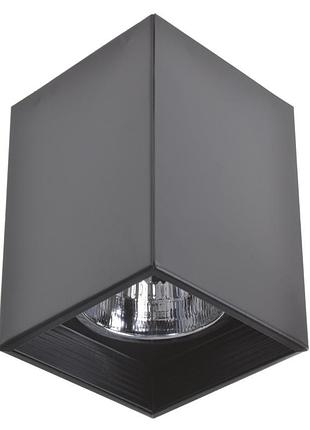 Подсветка тубус накладная al-71/1 gu10 sbk ip20