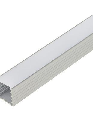 Профиль алюминиевый для светодиодной ленты 2м by-055