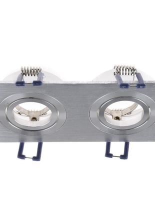 Светильник точечный hdl-dt 102/2 aluminium