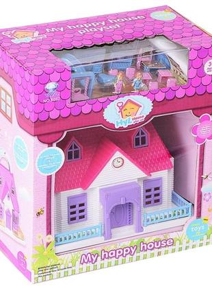 Ігровий набір ляльковий будиночок з майданчиком im3512 фото