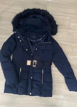 Пуховик, куртка, пальто женское зимнее пух+перо phase eight zara