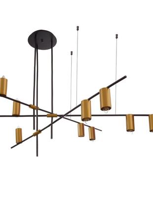 Стельова люстра bl-904s/9 e27 bk/g