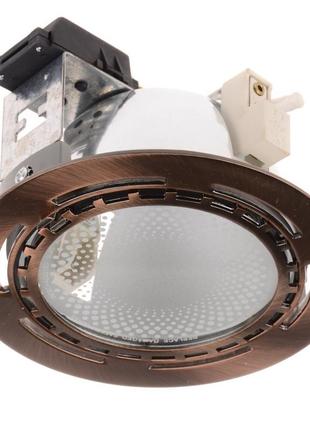 Світильник downlight стельовий вбудований dl-10 ac (j118 мм rx7)