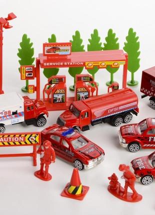 Игровой набор пожарники с грузовиком и фигурками im3003 фото
