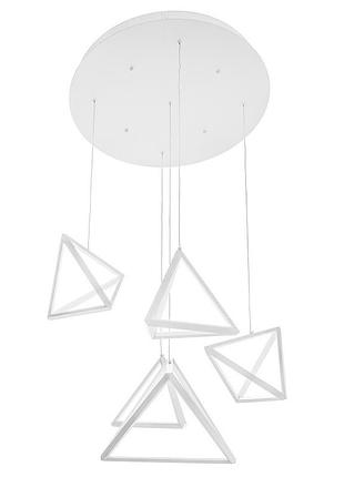 Светильник потолочный подвесной светодиодный для спальни br-937s/81w led wh
