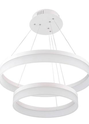 Світильник стельовий підвісний світлодіодний br-962s/36w + 54w led wh