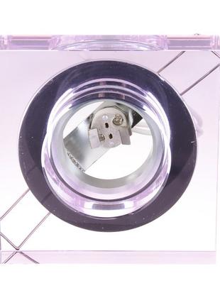 Светильник точечный декоративный hdl-g145 pink crystal