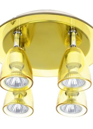 Светильник спот поворотный накладной htl-60/4y