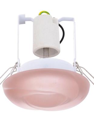 Светильник точечный декоративный для ванной hdl-g41 (09) pink e14