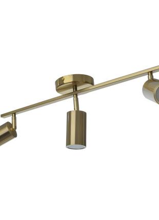 Светильник настенно-потолочный спот поворотный накладной htl-210/3 gu10 sb