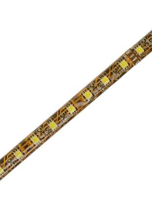 Світлодіодна стрічка холодний відтінок by-009/60 led 5050 brown pcb cw 1m