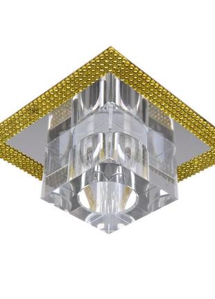 Светильник точечный декоративный hdl-g164 white crystal