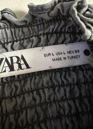 Блуза женская  джинсова zara5 фото