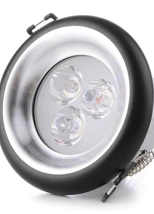 Светильник точечный led-160 3x1w bk
