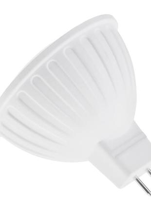 Лампа світлодіодна gu5.3 led 5w ww mr16-pa3 фото