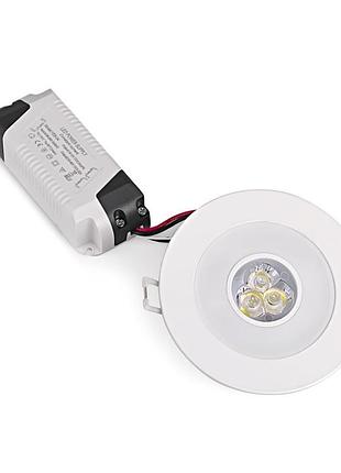 Светильник точечный led-164/3w+1w red