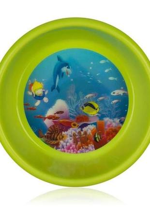 Пластиковая детская миска для жидкого banquet sea 14,5см