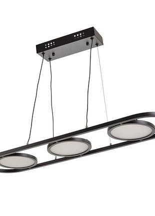 Світильник стельовий підвісний лофт для спальні світлодіодний bl-893s/3 nw 33w bk