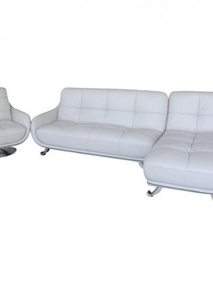 М'які меблі набір: кутовий диван і одне крісло us161 фото