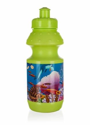 Пластикова пляшка спортивна для дітей banquet sea 380 мл