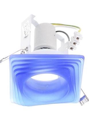 Світильник точковий декоративний hdl-g24 blue (е14)1 фото