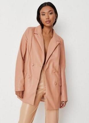 Піджак  з екошкіри missguided