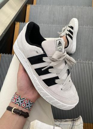 Кроссовки adidas adimatic grey one/core black. размеры 36-45