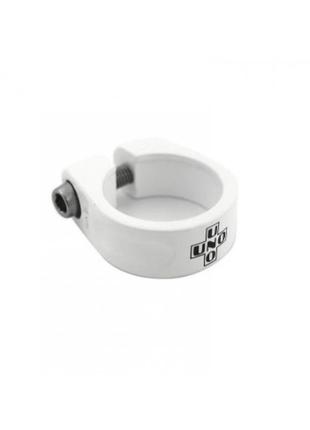 Підсідельний замок uno 34,9 мм білий (sc-200/k)