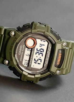 Тактические часы casio trt-110h-3av mud resist / super illuminator / water resistant / вибросигнал.4 фото