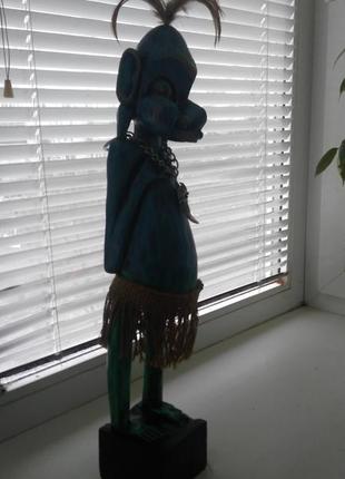 Скульптура африканского идола для интерьера3 фото